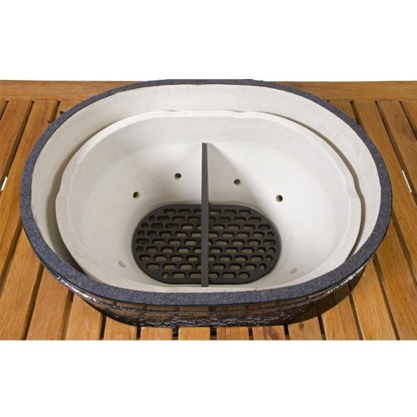 Primo Cast Iron Firebox Divider For Oval XL - PG00334