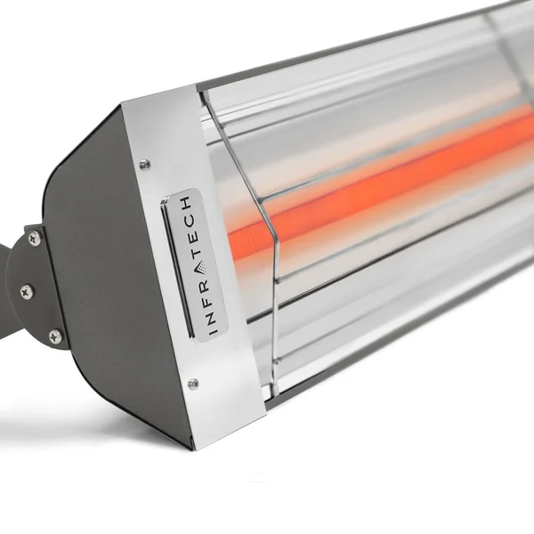 Infratech W-Series 48 Inch 2600W Single Element Electric Patio Heater - 240V - Gray - W2624GR