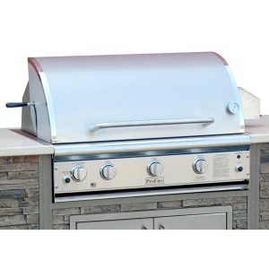 ProFire Professional Deluxe Series 36-Inch Built-In Propane Gas Grill With Rotisserie & SearMagic Grids - PFDLXSM36R-P