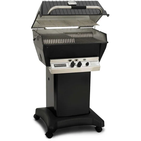 Broilmaster P3-XFN Premium Natural Gas Grill On Black Cart