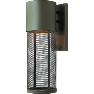 Hinkley Lighting Aria One Light 16-Inch Dark Sky Outdoor Wall Light - Buckeye Bronze - 2300KZ