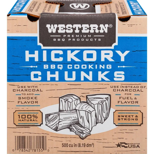 Western 500 Cu In Hickory Chunks