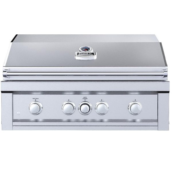 Sunstone Ruby 36-Inch 4-Burner Built-In Propane Gas Grill With Pro-Sear And Rotisserie - Ruby4BIR-LP