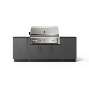 Urban Bonfire Sierra 42 Outdoor Kitchen w/ Lynx Natural Gas Grill, Keon Dekton Countertop & Anthracite Finish - B-Sierra-42-Lynx-Keon-Anthracite