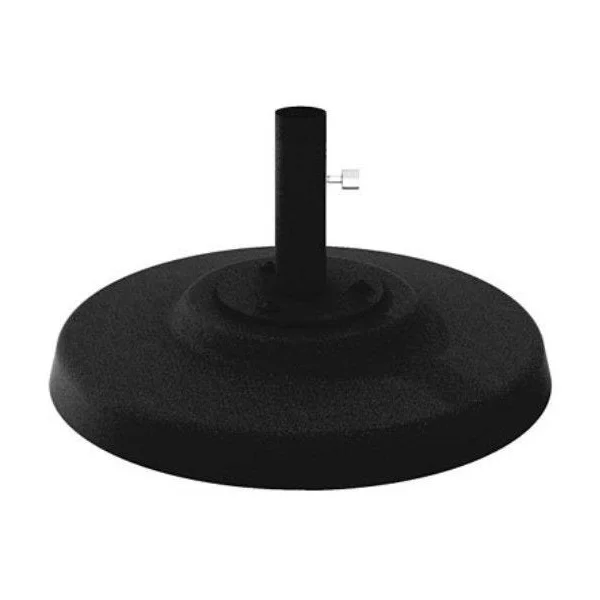 Cement Filled Umbrella Base - Obsidian