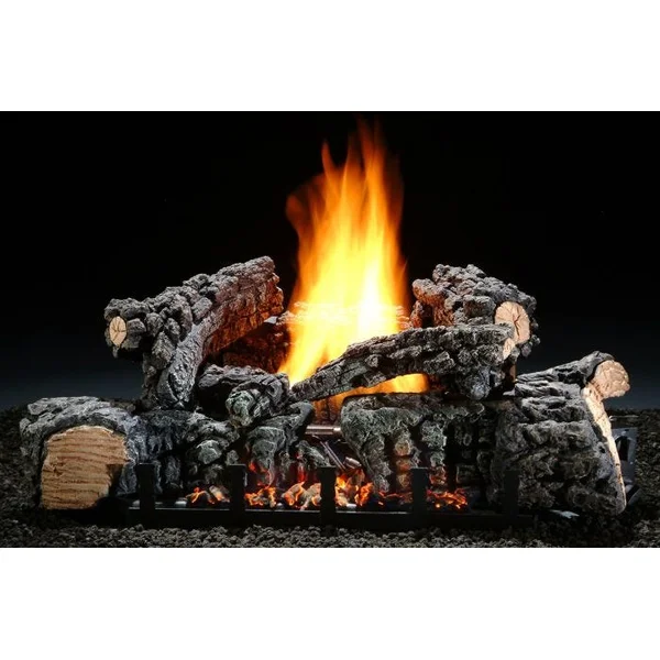 Charleston Glow Vent Free Gas Log Set