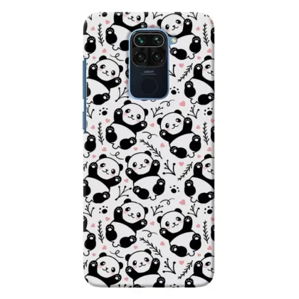 Cute Panda Redmi Note 9 Back Cover