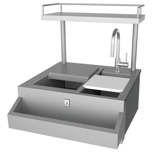 Hestan 30-Inch Refreshment Center with 30-Inch High Shelf - GRCHS30