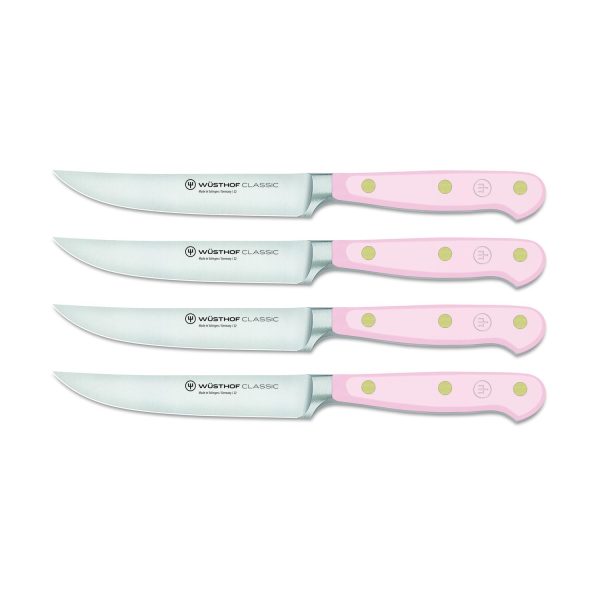 Wusthof Classic Pink Himalayan Salt 4-piece Steak Knife Set - 1061760404