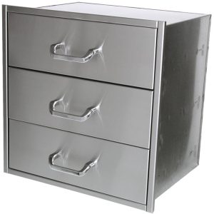 Solaire 21 Inch Triple Access Drawer - SOL-3D21S