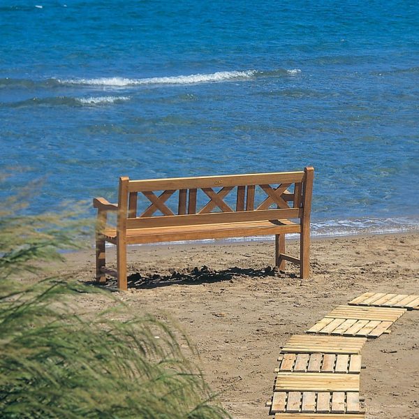Skipper 63 Inch Teak Bench by Royal Teak Collection