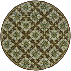 Oriental Weavers Caspian 7.83 Ft. Round Indoor/Outdoor Rug - 1005D