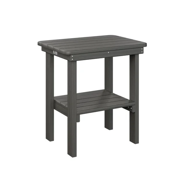 Recycled Plastic End Table in Coastal Gray by Berlin Gardens