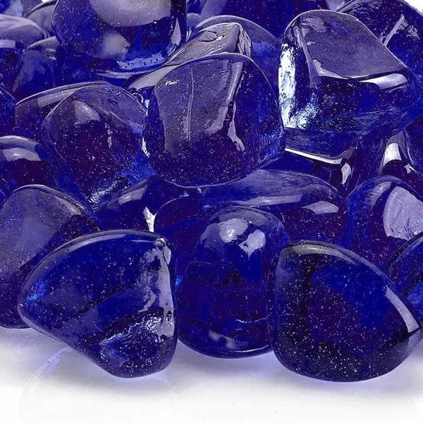BBQGuys Signature 1-Inch Midnight Blue Luster Zircon Beads - 10 Pounds