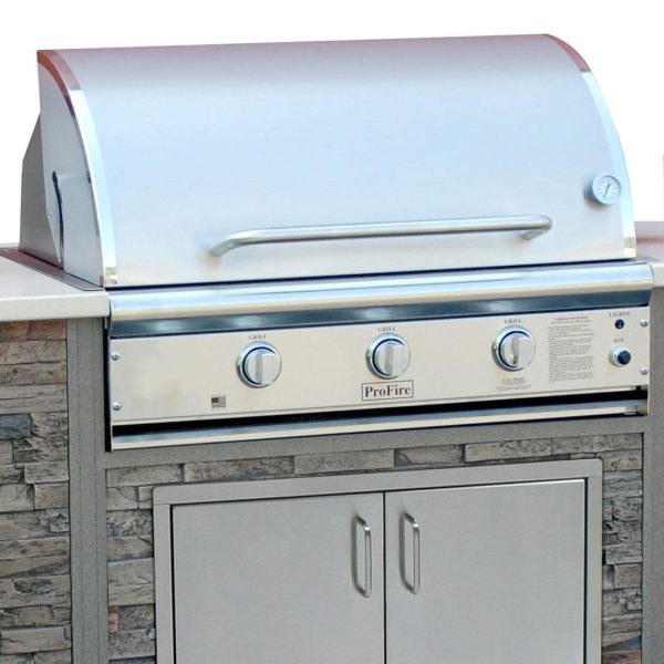 ProFire Professional Deluxe Series 36-Inch Built-In Propane Gas Grill - PFDLX36G-P