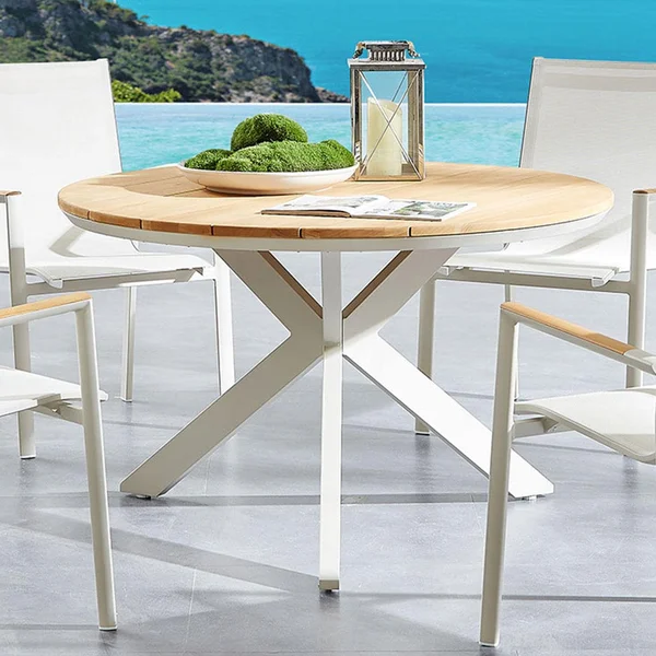 Forestview 47 Inch Cast Aluminum Dining Table by Lakeview Outdoor Designs