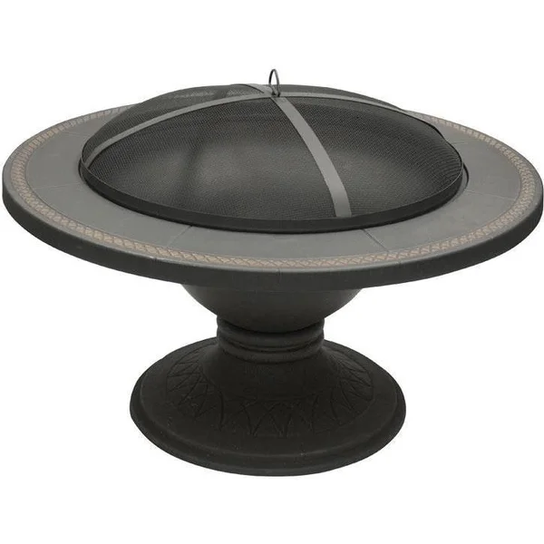 42 Inch Round Steel Wood-Burning Fire Pit Table in by Dagan Industries