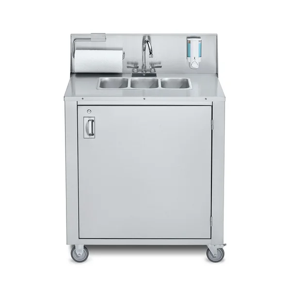 Crown Verity Triple Stainless Cold Water Handwashing Sink - CV-PHS-3C