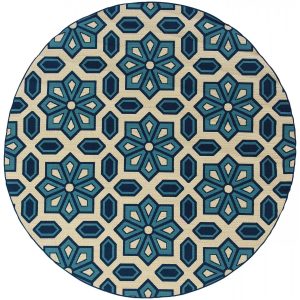 Oriental Weavers Caspian 7.83 Ft. Round Indoor/Outdoor Rug - 969W