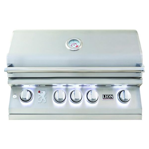 Lion L75000 32-Inch Stainless Steel Built-In Propane Gas Grill