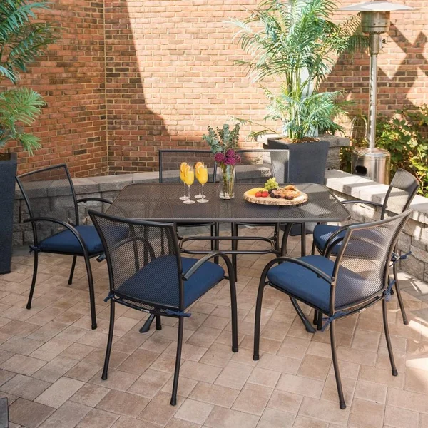 Kettler PILANO 7 Piece Steel Mesh Dining Set