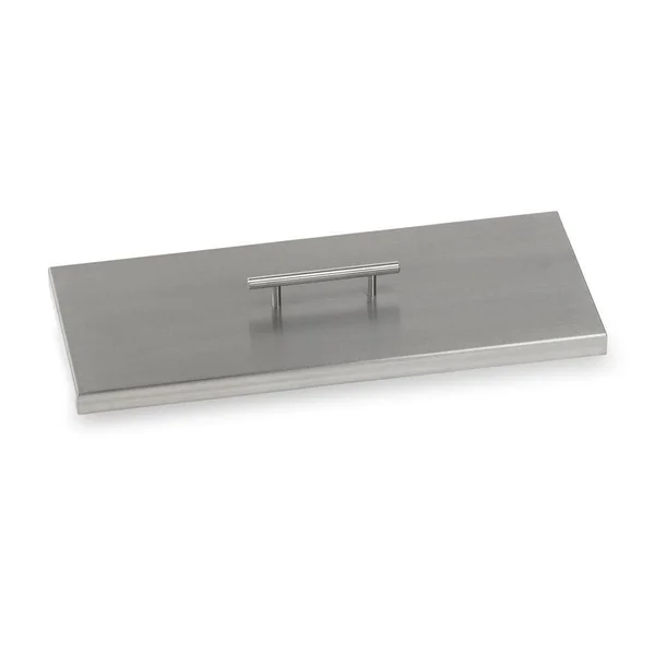 BBQGuys Signature 21-Inch Rectangular Stainless Steel Drop-In Pan Cover - SS-CV-AFPP-18