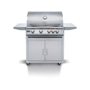 Blaze LTE 32-Inch 4-Burner Natural Gas Grill w/ Rear Infrared Burner & Grill Lights