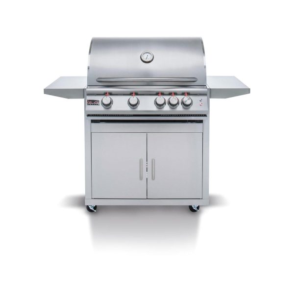 Blaze LTE 32-Inch 4-Burner Natural Gas Grill w/ Rear Infrared Burner & Grill Lights