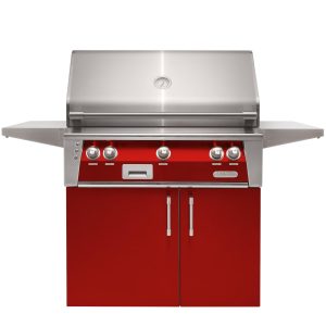 Alfresco ALXE 36-Inch  Propane Grill With Sear Zone And Rotisserie - Carmine Red - ALXE-36SZC-LP-S3002
