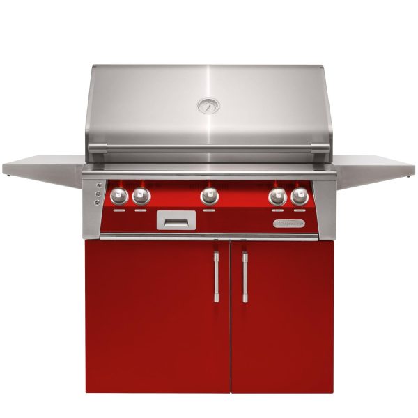 Alfresco ALXE 36-Inch  Propane Grill With Sear Zone And Rotisserie - Carmine Red - ALXE-36SZC-LP-S3002