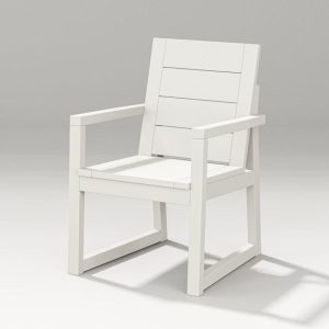 Elevate Dining Arm Chair in Vintage White By PW Designer Series