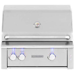 Summerset Alturi 30-Inch 2-Burner Built-In Propane Gas Grill With Stainless Steel Burners & Rotisserie - ALT30T-LP