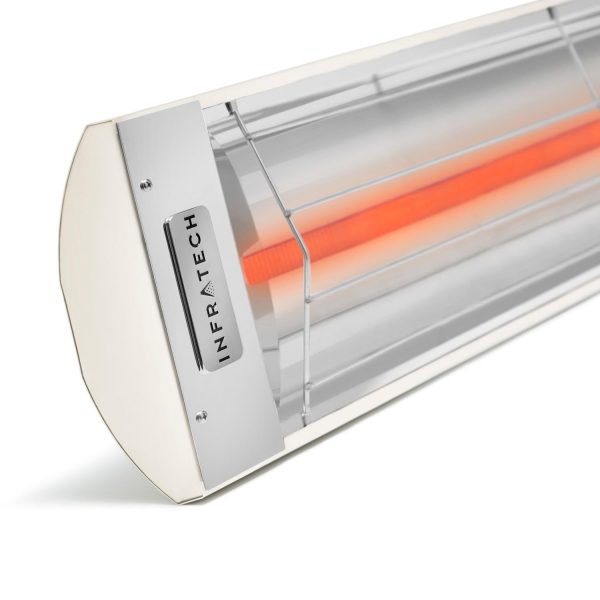 Infratech C-Series 61 1/4-Inch 4000W Single Element Electric Infrared Patio Heater - 240V - Biscuit  - C4024BI