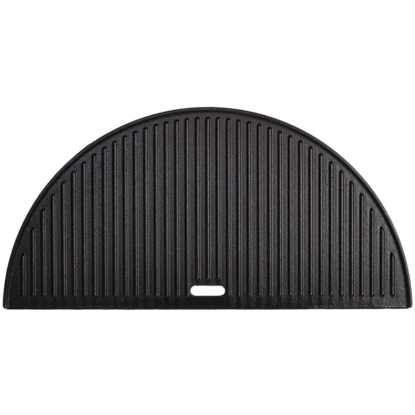 Kamado Joe Half Moon Cast Iron Reversible Griddle For Classic 18-Inch Grills - KJ-HCIGRIDDLE