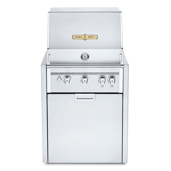 Crown Verity Infinite Series 24-Inch Modular Propane Gas Grill W/ Lights - Bulk Tank - IGM24-SIBULK-LT