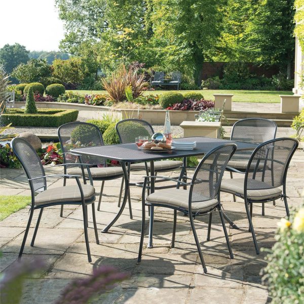 Caredo 7 Pc Steel Dining Set By KETTLER