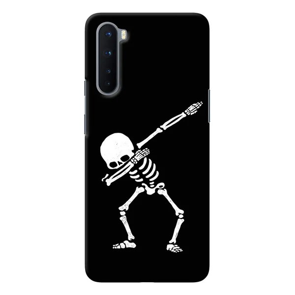 Dabbing Skeleton Art Oneplus Nord Back Cover