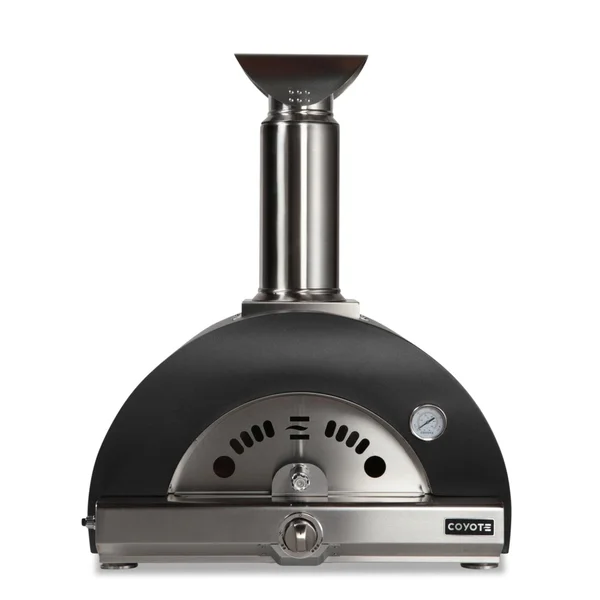 Coyote 30 Inch Hybrid Natural Gas Pizza Oven - Matte Black - C1PZ30HMBNG