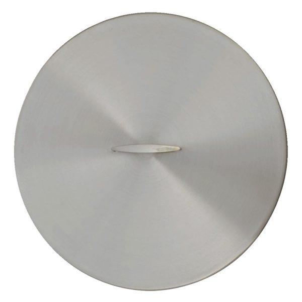 The Outdoor Plus 41-Inch Stainless Steel Round Fire Pit Cover
