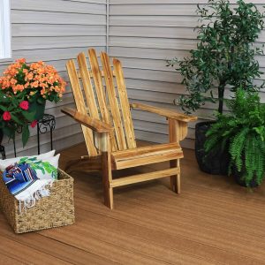 Wood Adirondack in Light Charred/ by Ultimate Patio