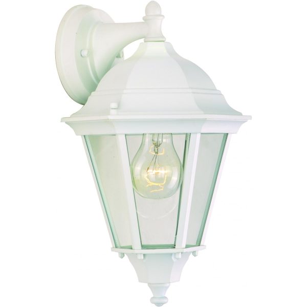 Maxim Westlake One Light 15-Inch Outdoor Wall Light - White - 1000WT