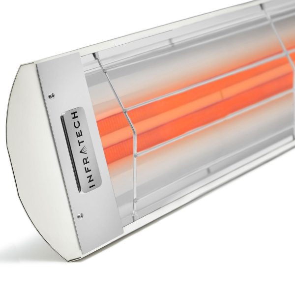 Infratech CD-Series 48 Inch 5200W Dual Element Electric Patio Heater - 240V - White - CD5224WH
