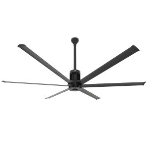 Big Ass Fans 96-Inch i6 Ceiling Fan Universal Mount W/24-Inch Ext Tube in Black - MK-I61-081906A728I24