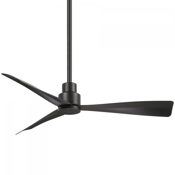 Minka-Aire Simple 44-Inch 3-Blade Ceiling Fan in Coal Finish W/ Coal Blades - F786-CL