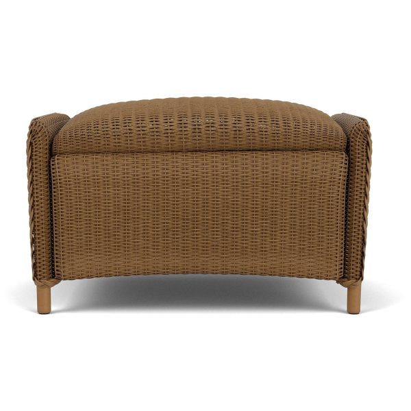 Reflections Lloyd Loom Ottoman in Hickory by Lloyd Flanders