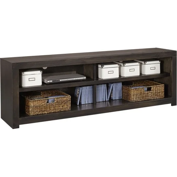 Avery Loft 74" Open Console - Ghost Black