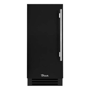 True 15 Inch 3.14 Cu. Ft. Left Hinge Outdoor Refigerator - Matte Black w/ Stainless Steel Handles - TUR-15-L-OP-C~DSK-027-H04