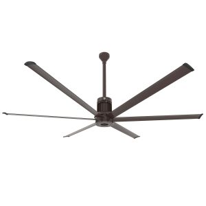 Big Ass Fans 96-Inch i6 Ceiling Fan Universal Mount W/24-Inch Ext Tube & LED in Oil Rubbed Bronze - MK-I61-081906A730I24S2