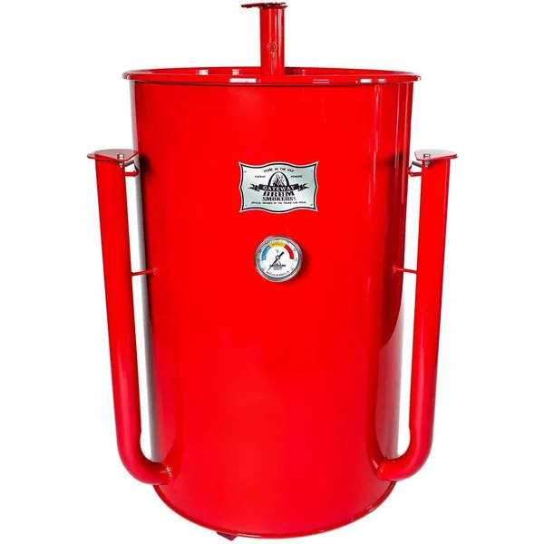 Gateway Drum Smokers 55 Gallon Charcoal BBQ Smoker - Red - 55133