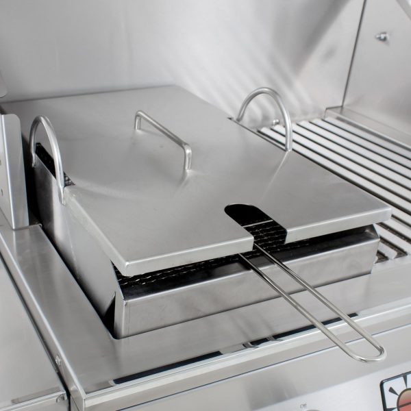 Solaire Stainless Steel Steamer/Fryer For 27 Inch 27G Basic Gas Grills - SOL-IRSF-27